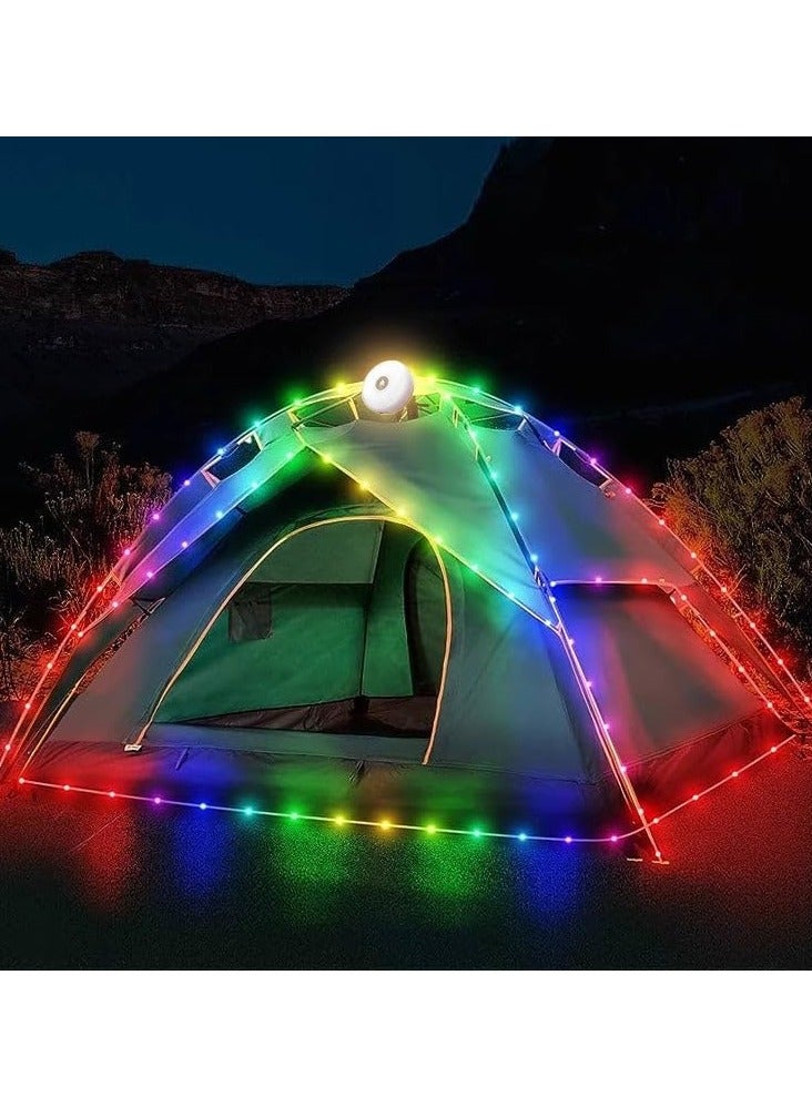 Generic Outdoor Camping String Lights - Multi-functional 4-in-1 Camping Lights, Compact and Portable for Hiking, Tenting, Patio Party  - Image 3