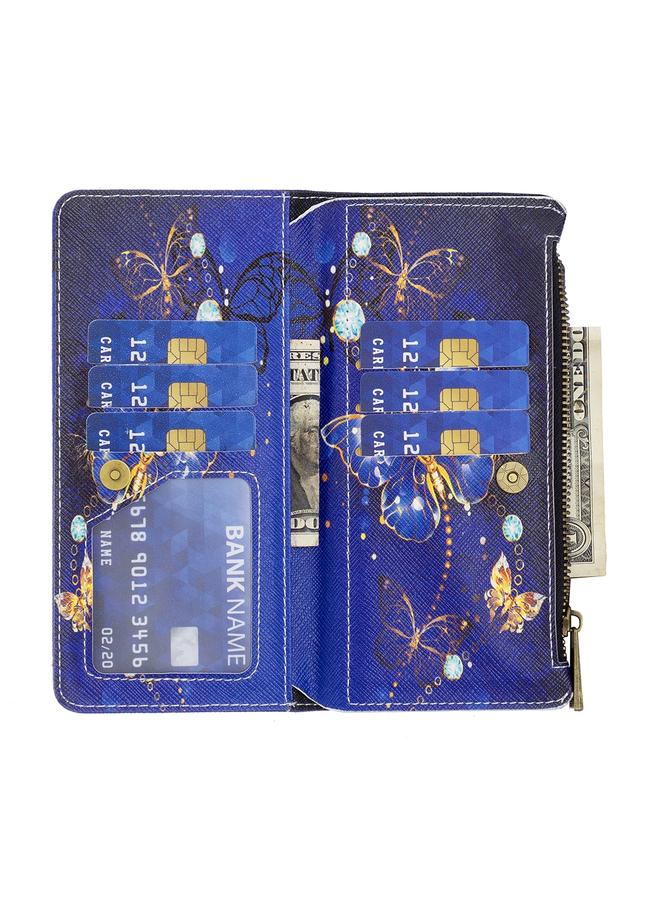 إيروريكس جراب لهاتف موتورولا موتو E40 / E30 بنمط رسم ملون وسحاب من الجلد - Image 5