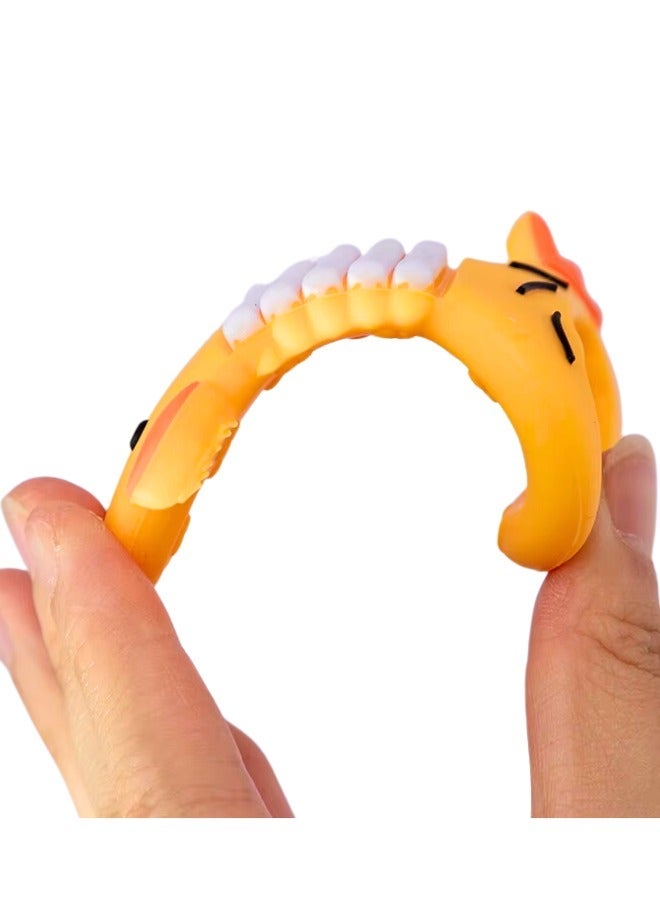 Twisoo Cute Duck Silicone Baby Teether - Food Grade, BPA-Free, High-Temp Resistant, Easy to Clean - Image 2