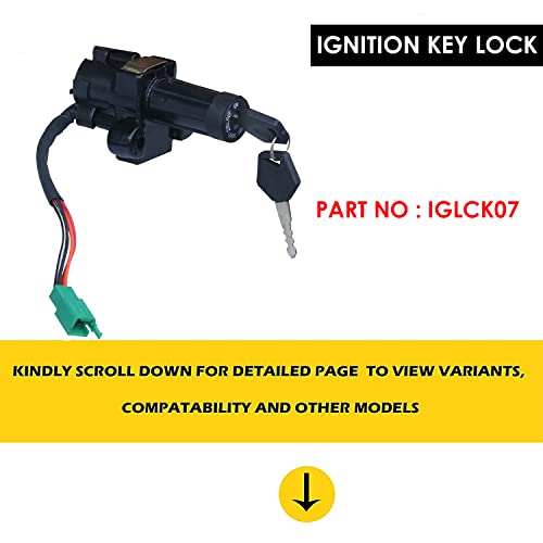 NIKAVI IGLCK07 Ignition Lock Set Compatible for TVS Star/Centra - Image 2