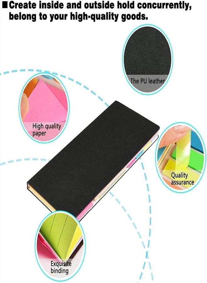 402 Sheets Divider Sticky Notes Set – Color-Coded Index Tabs & Sticky Note Booklet for Study, Office, Books & Planning - Image 3