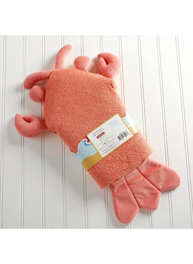 Baby Aspen Baby Boys Lobster Laughs Hooded Towel - Image 5