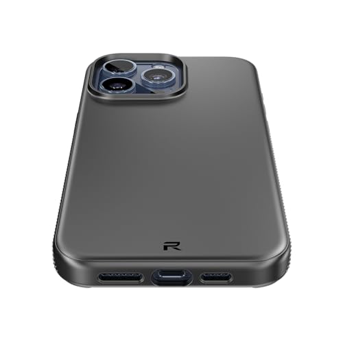 REBEL Air Case for iPhone 15 Pro Max [Air² Series] Strong MagSafe Compatible, Grippy Sides, Slim & Lightweight TPU Cover, Protective Corners, Raised Lens Ring, 6.7 Inch Phone 2024 (Black) - Image 3