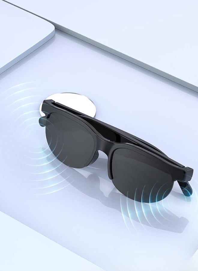 F06 Bluetooth Smart Sunglasses with Built-in Wireless Headset - Black  - Image 1