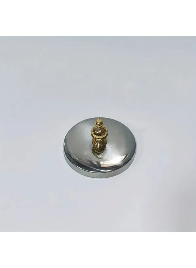 مطفأة سجائر من الفولاذ المقاوم للصدأ مقاومة للرياح بغطاء خرزة برجية مانع لتسرب الدخان للاستخدام في الأماكن المفتوحة - Image 1