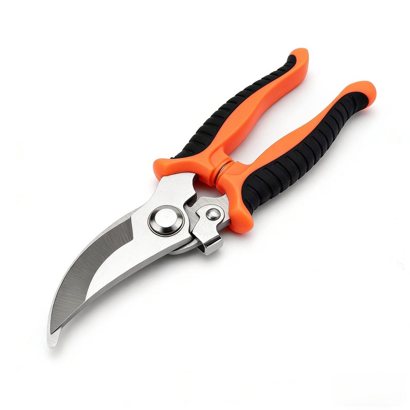 Green Heavy Duty Gardening Pruner Non Slip Grip For Trimming Thick Branches Floral Arrangements Landscape Beautification Ergonomic Design Lawn Care Tool Professional And Enthusiast Gift - Image 2