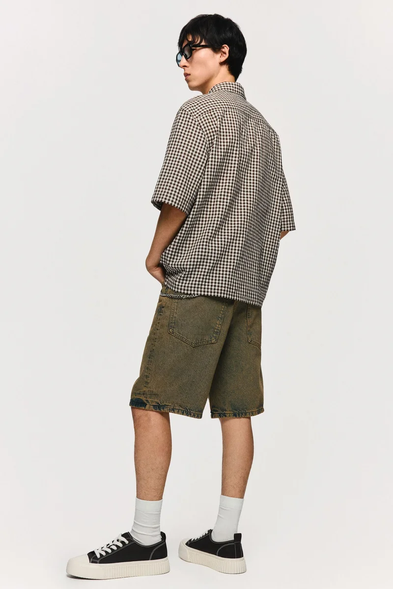H&M  Relaxed Denim shorts for Men | Best Price UAE