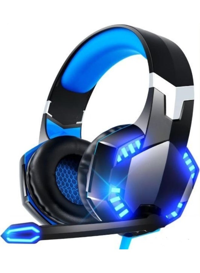 Gaming Headset with Surround Noise-Canceling Microphone – Over-Ear Design