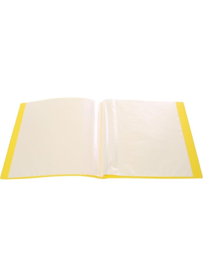 ام اند جي حامل مستندات A4، تخزين ملفات بسيط على شكل حرف U، بلاستيك خفيف الوزن، 20 جيبًا - Image 4