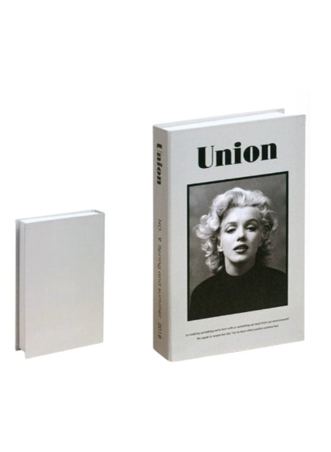 مجموعة من 3 كتب ديكورية عصرية من الكتب المزيفة ذات الغلاف الصلب لتزيين طاولة البار والمكتب والمنزل - Image 5