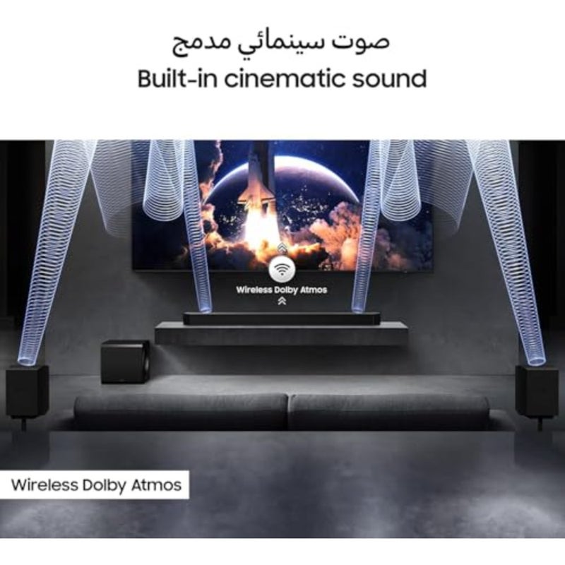 مكبرات صوت Q-series Q990F للمسرح المنزلي، ألومنيوم أسود، نظام محيطي كامل True 11.1.4ch مع تقنية Dolby Atmos اللاسلكية وSpaceFit Sound Pro - Image 5