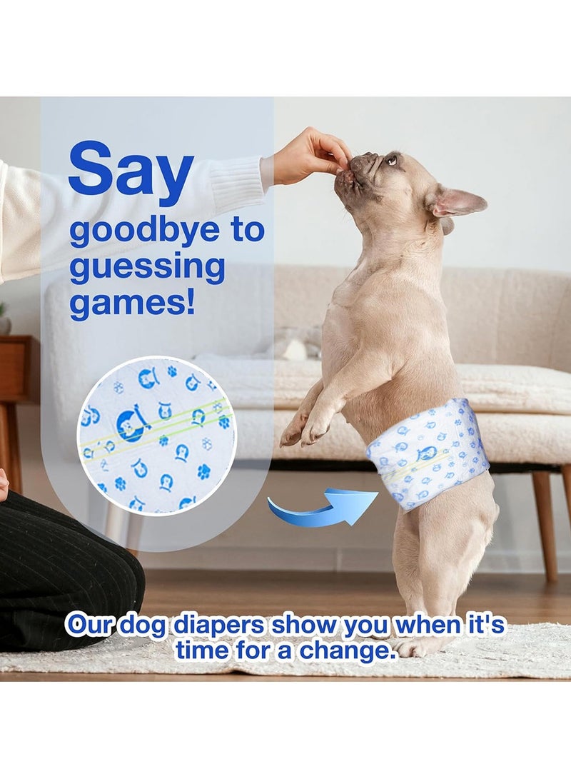Disposable Male Dog Diapers, Small - Image 3