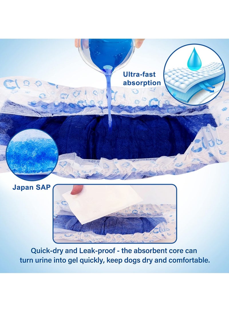 Disposable Male Dog Diapers, Small - Image 4