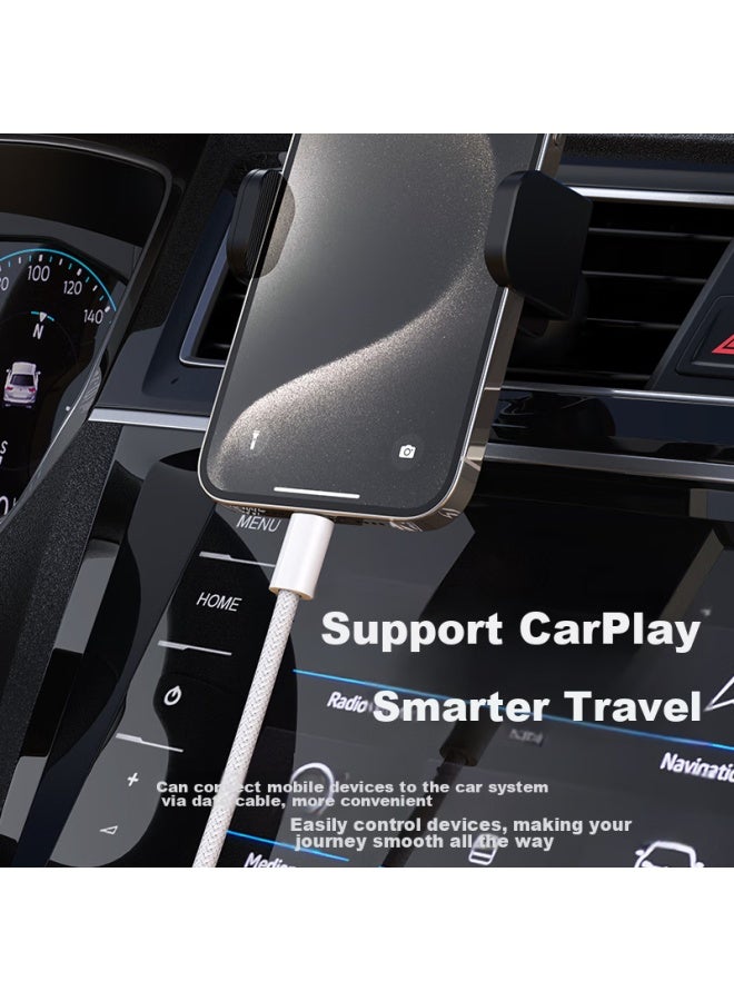 CangHua Apple 16 Charging Cable, Dual Type-c Data Cable, Pd60w Fast Charging, Ctoc Universal Car Charger, For Iphone 15 Pro Max, Ipad Pro, Xiaomi, Huawei Tablets, 1.5 Meters - Image 5