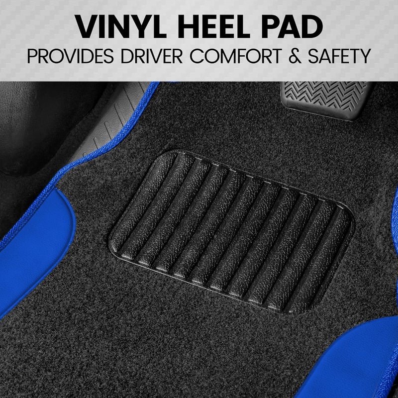 BDK PolyPro Blue Car Seat Covers Full Set with Floor Mats - Image 5