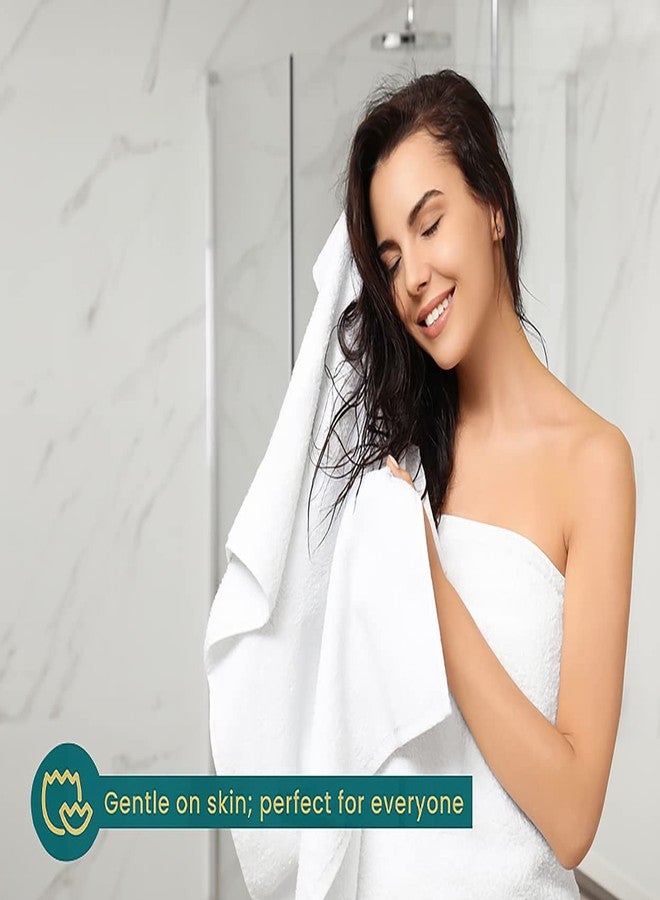 TOALLA White Bath Towels (Pack of 12 - 20x40 Inches - 100% Cotton - Economy - Lightweight - Quick Drying - Bulk Sets) - Image 5