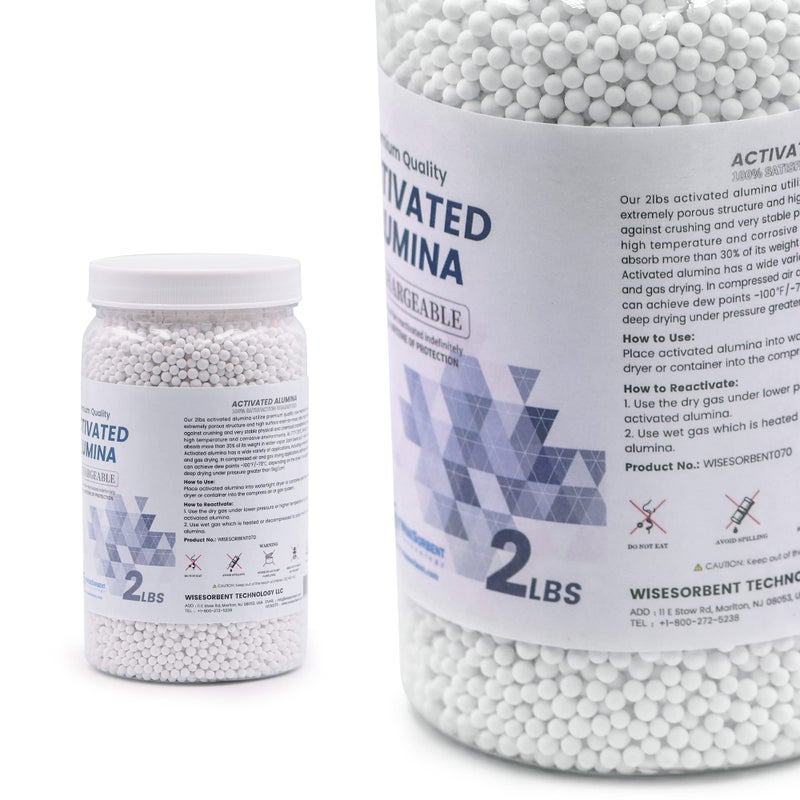 Wisesorb 2 LBS Activated Alumina, Alumina Desiccant Great for Filament Drying, Reusable Dessicant Dehumidifiers Desiccant Moisture Absorber Prevent Wet Filament - Image 2