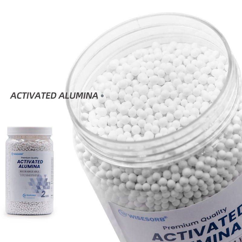Wisesorb 2 LBS Activated Alumina, Alumina Desiccant Great for Filament Drying, Reusable Dessicant Dehumidifiers Desiccant Moisture Absorber Prevent Wet Filament - Image 3