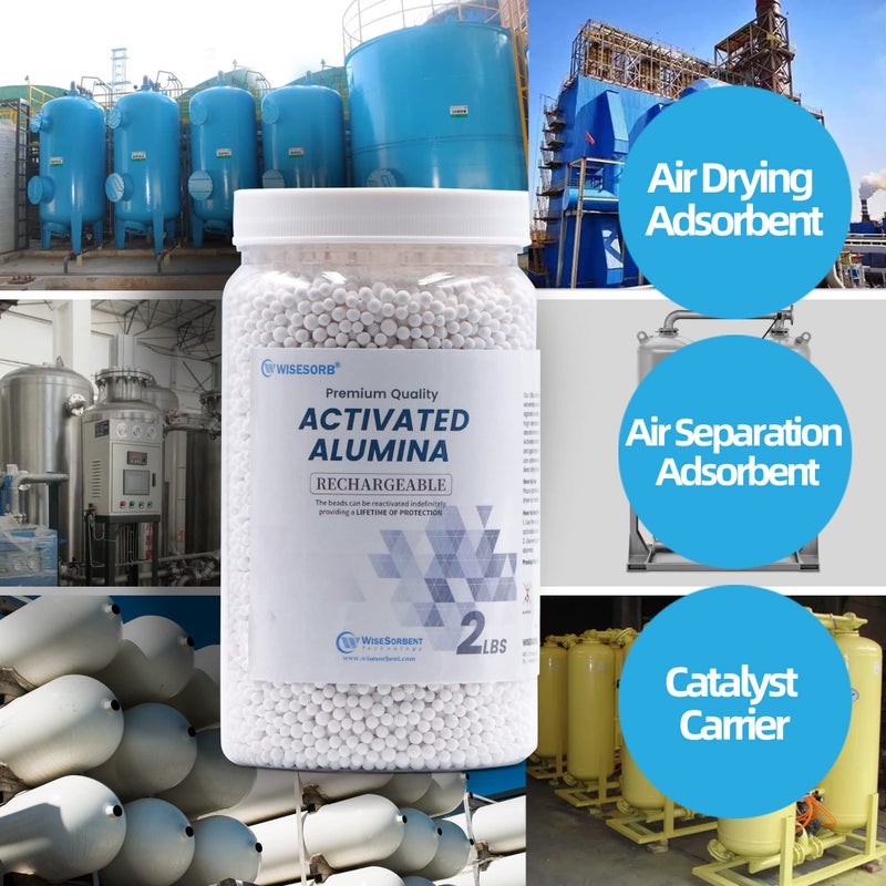 Wisesorb 2 LBS Activated Alumina, Alumina Desiccant Great for Filament Drying, Reusable Dessicant Dehumidifiers Desiccant Moisture Absorber Prevent Wet Filament - Image 5