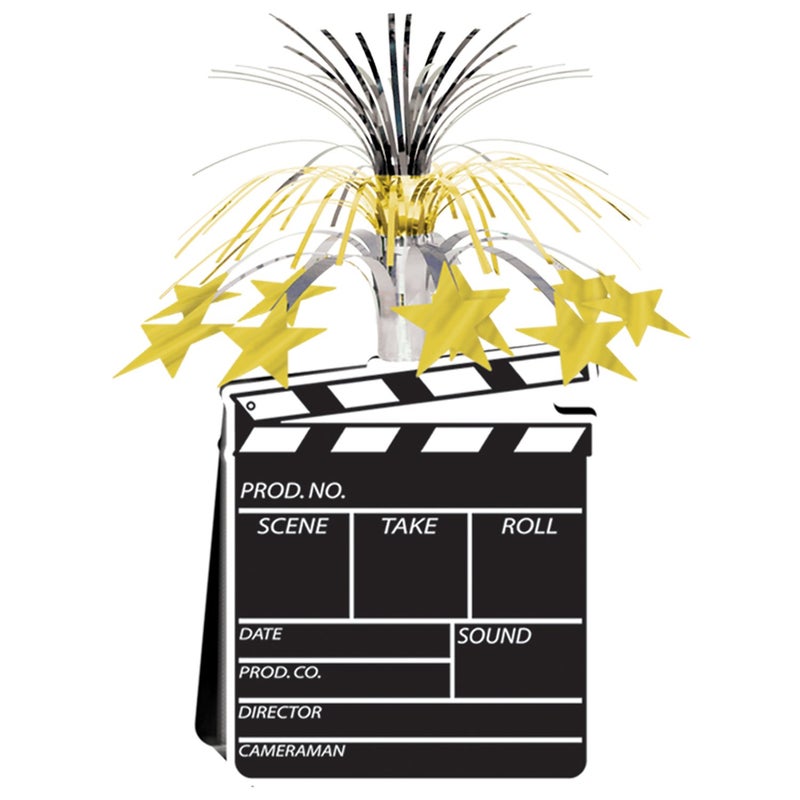 Beistle Movie Set Clapboard Centerpiece Party Accessory (1 count) (1/Pkg) - Image 5