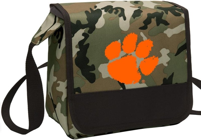 Broad Bay Camo Clemson University Lunch Bag Shoulder Clemson Tigers Lunch Boxes - Image 1