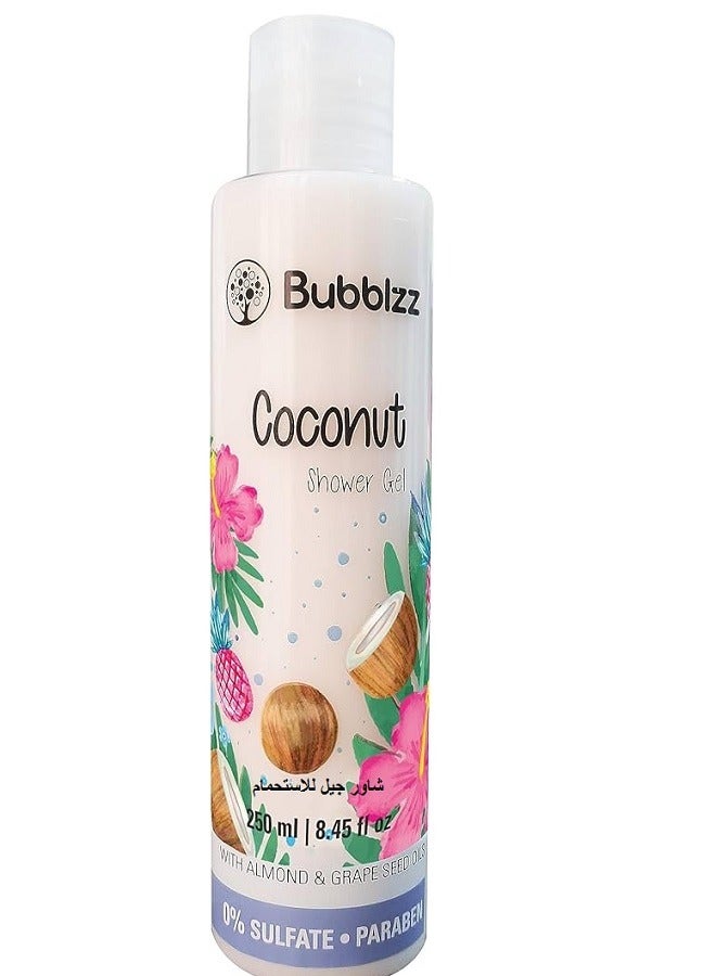 SHOWER GEL COCONUT 250ML