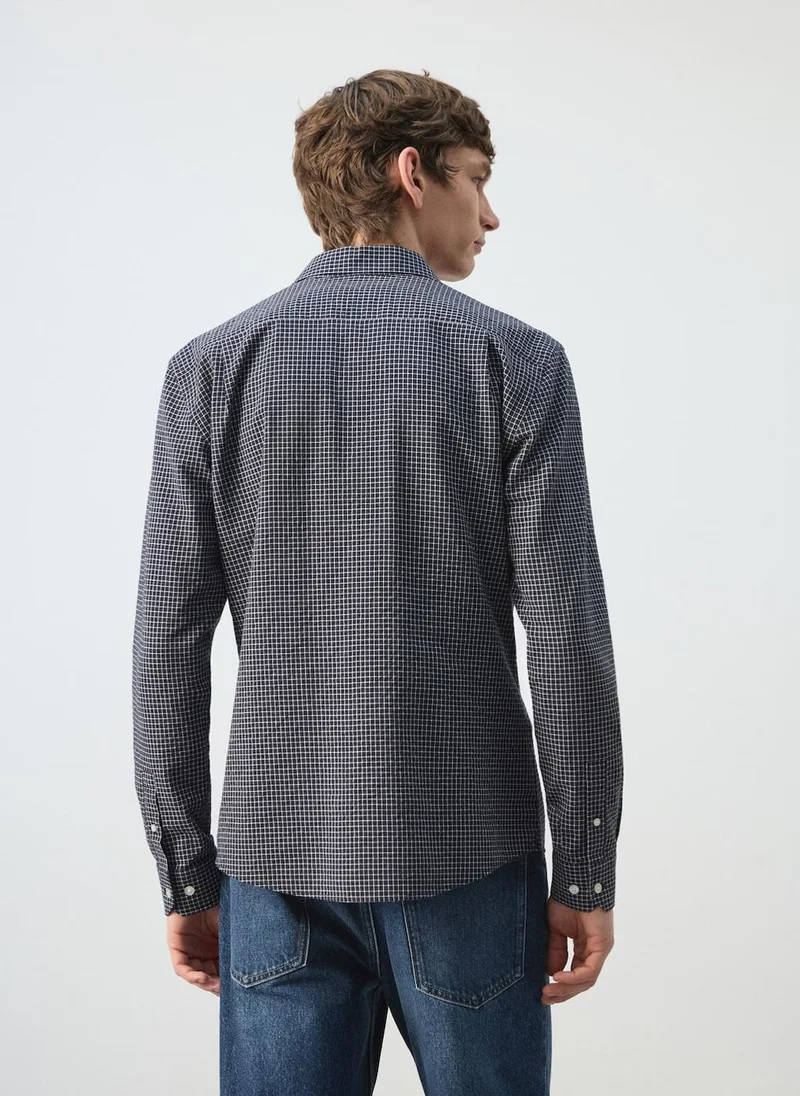 مانجو مان Regular-fit check shirt