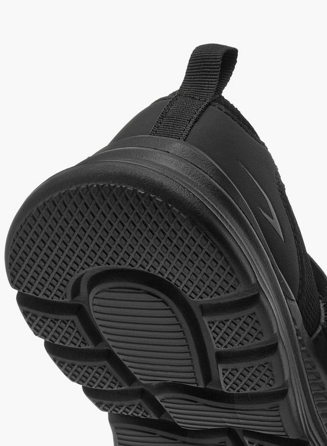 Dash Girls Textured Mary Jane School Shoes with Hook and Loop Closure  - Image 5
