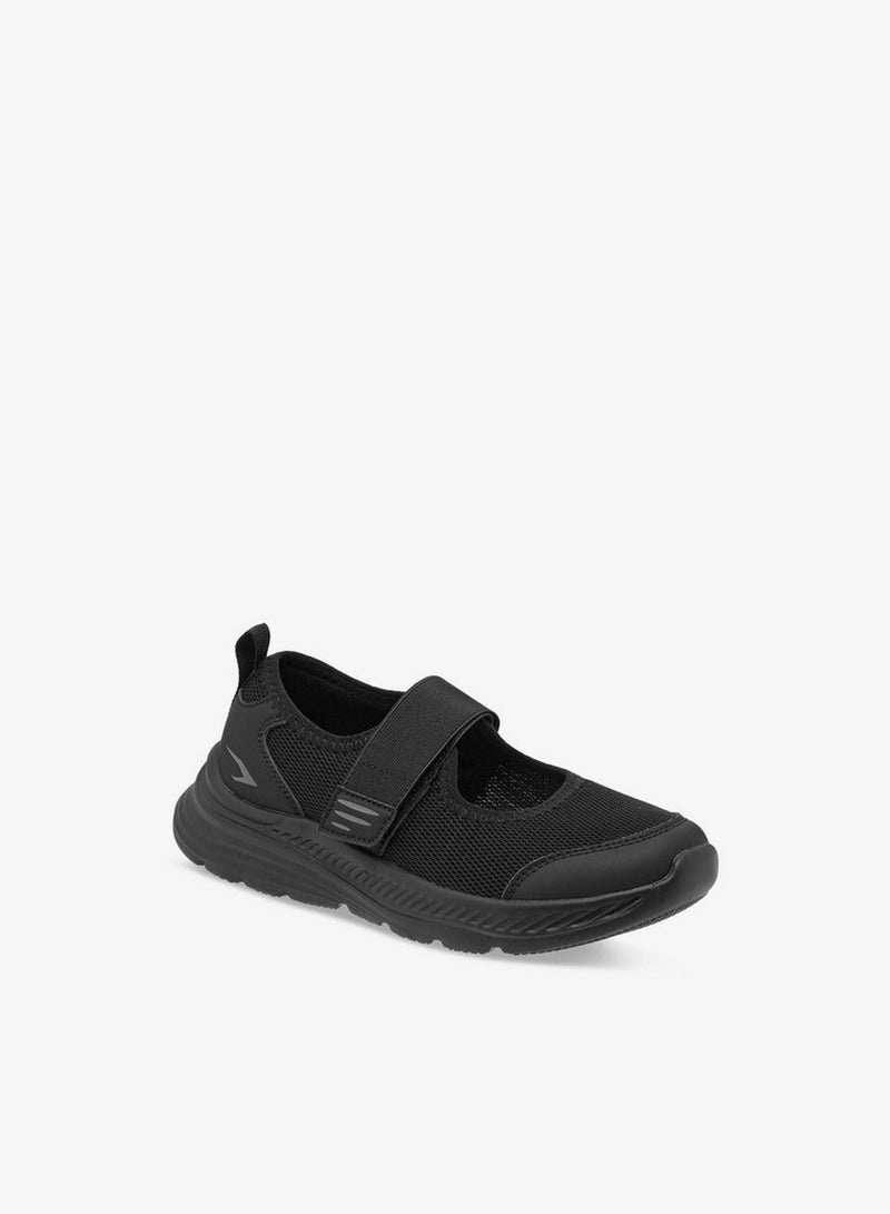 Dash Girls Textured Mary Jane School Shoes with Hook and Loop Closure - Image 2