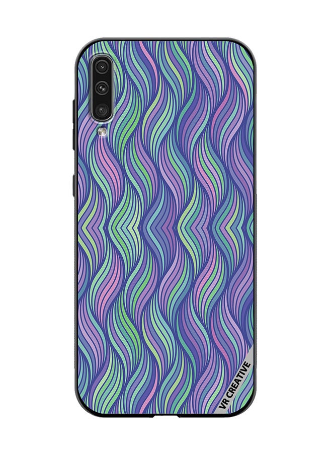 VR CREATIVE Protective Case Cover For Samsung Galaxy A70/A70s Strips Design Multicolour - Image 1