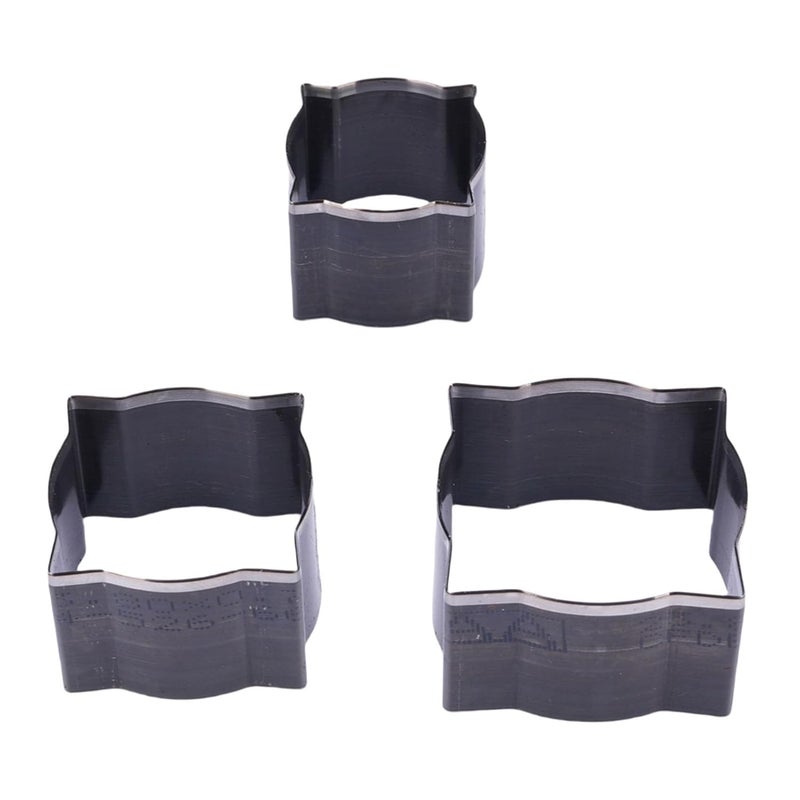 aqxreight Die Punch Cutter Set High Carbon Steel Leather Crafts Cutting Hollow Punching Tool Lasting and Not Term Die Punch CutterHigh Carbon Steel CutterLeather Cutting DieLeather - Image 3