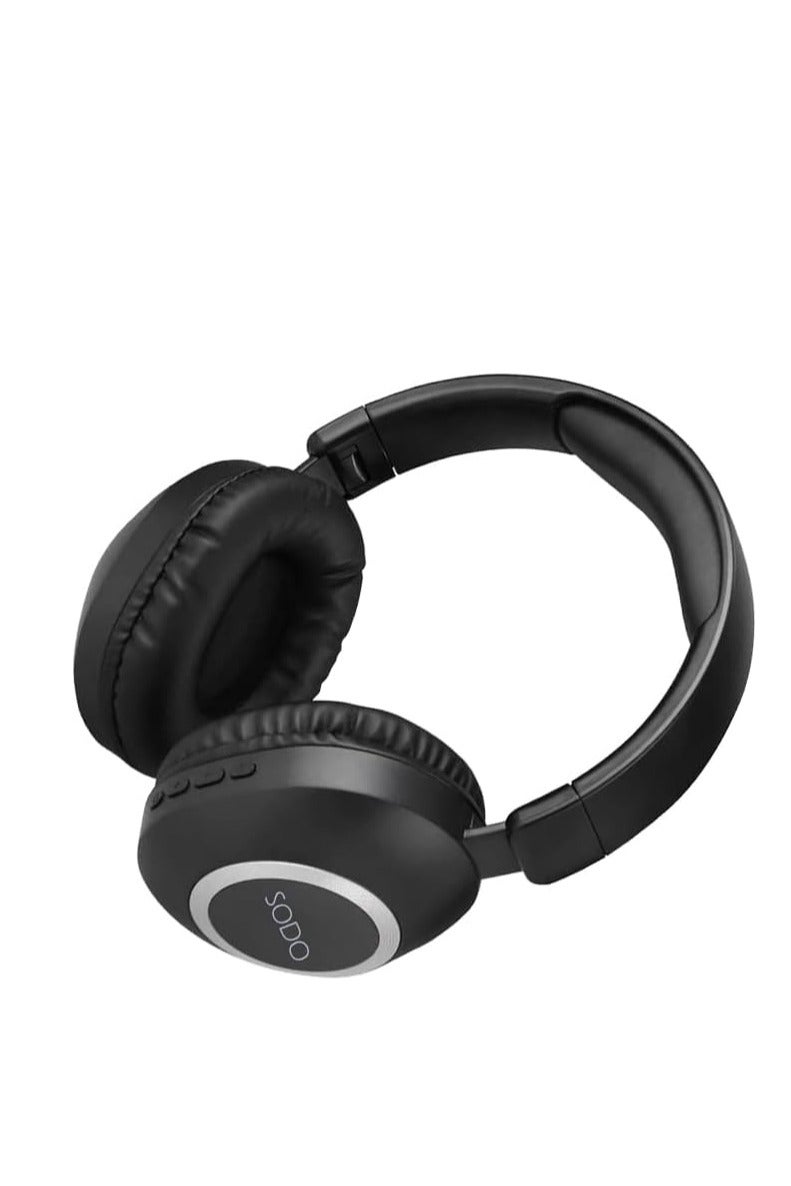 SODO SD-1104 Wireless Headphones with Bluetooth 5.0 | High-Quality Microphone, SD Card Support, 3.5mm Jack, and Noise Cancelling | Foldable Headphones with Stylish and Colorful Design  - Image 2