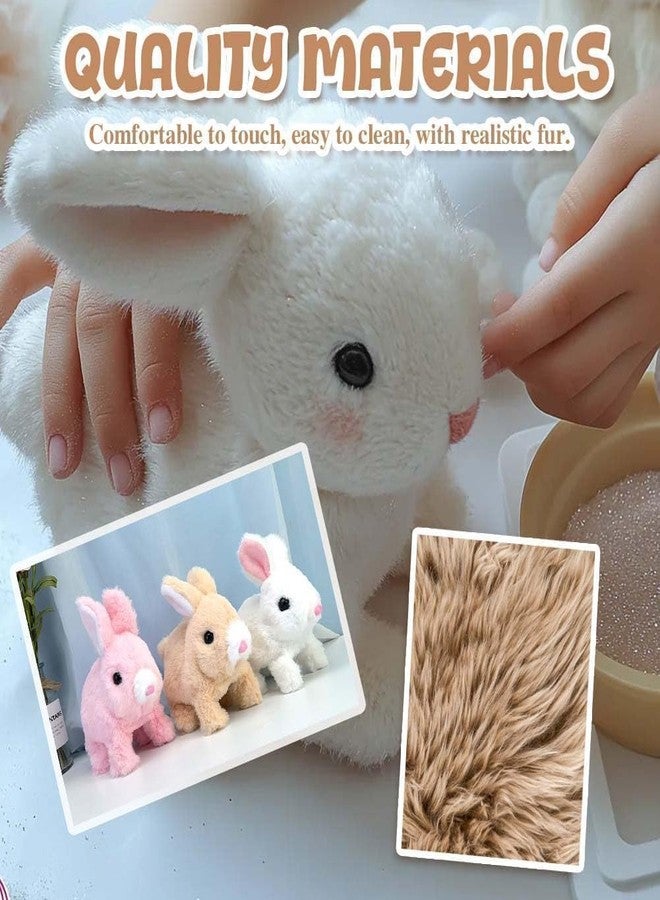 Shivaaro Walking and Talking Rabbit | Walking Rabbit Hopping and Talking Jumping Wiggling Ears Bunny Toy for Baby Kids Plush Soft Dancing - Image 5