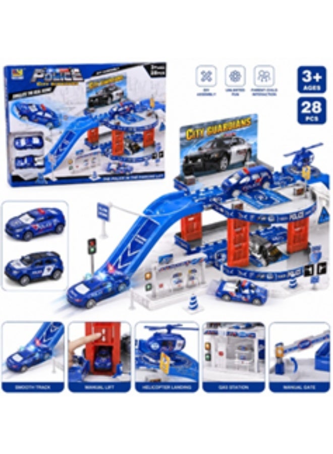 Police Car Track 28 Pieces