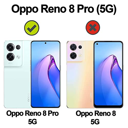 REALCASE Oppo Reno 8 Pro 5G Back Cover Case | Stylish Frameless Matte Hard Back Skin | Soft TPU Shock Proof Bumper Back Cover for Oppo Reno 8 Pro 5G (Black) - Image 2