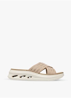 Le Confort Womens Flyknit Embellished Cross Strap Slip-On Sandals Ramadan Collection  - Image 3