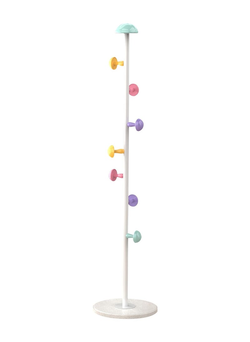 XiuWoo 1pc multifunctional coat rack, 7 mushroom hooks for hanging at multiple angles, suitable for hanging clothes, bags, hats, scarves, etc,  For Home, Bedroom  - Image 1