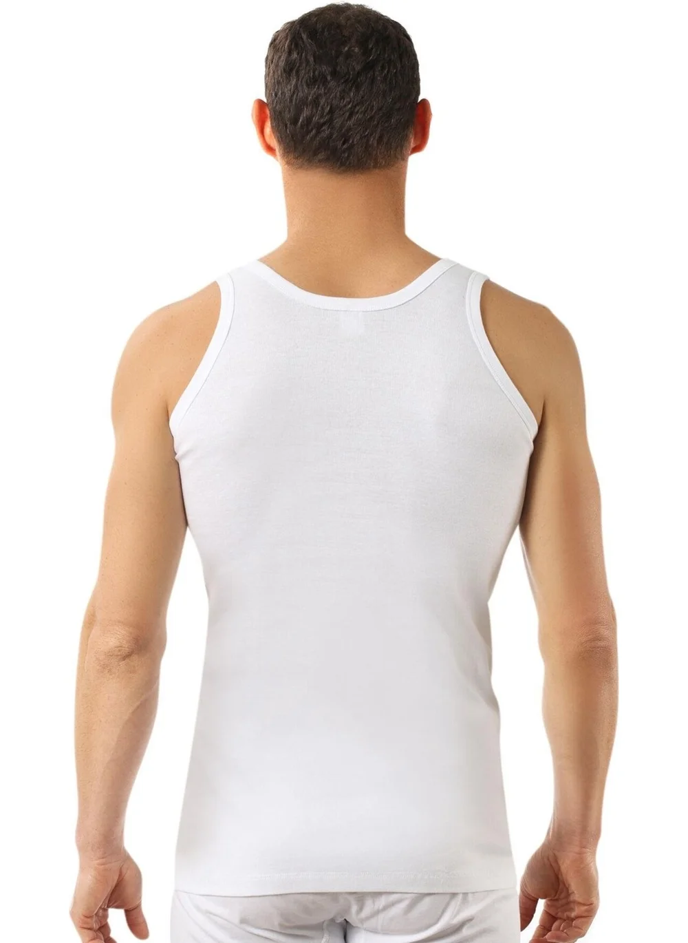 كومبيدان Men's Singlet White | Complete K0050