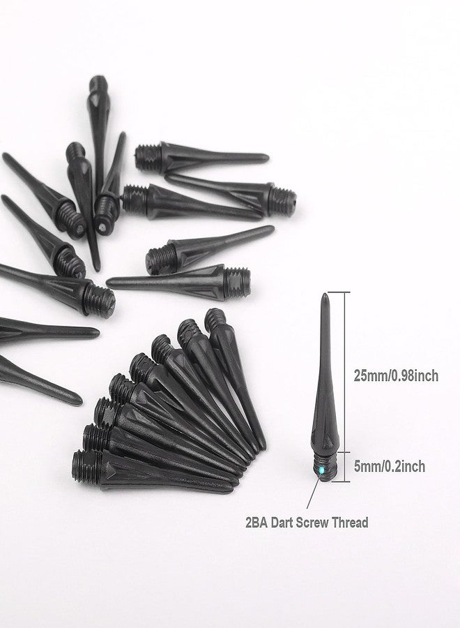 Deetenks Soft Dart Tips 100 PCS 2BA Thread Plastic Soft Tip Soft Dart Tips Replacement Dart Accessories for Dartboard Darts - Image 2
