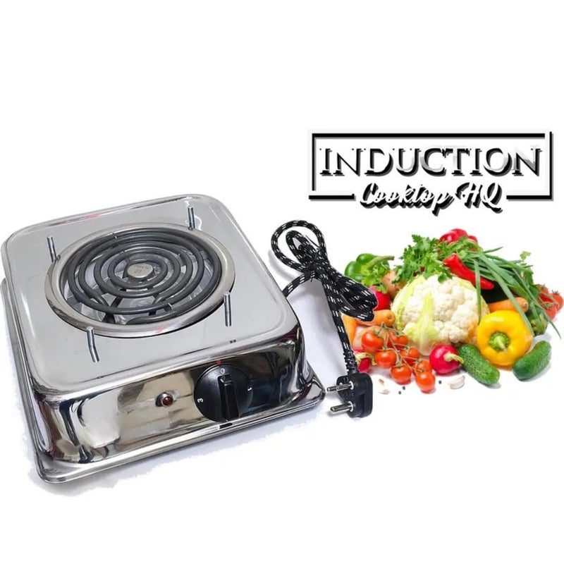 Drumstone 𝐁𝐔𝐘 𝐎𝐍𝐄 𝐆𝐄𝐓 𝐎𝐍𝐄 2000W Electric Hot Plate Cooking Stove with G Coil Heating – Induction Cooktop Style Electric Heater for Fast Cooking – Works with All Metal Utensils & Cookware - Image 3