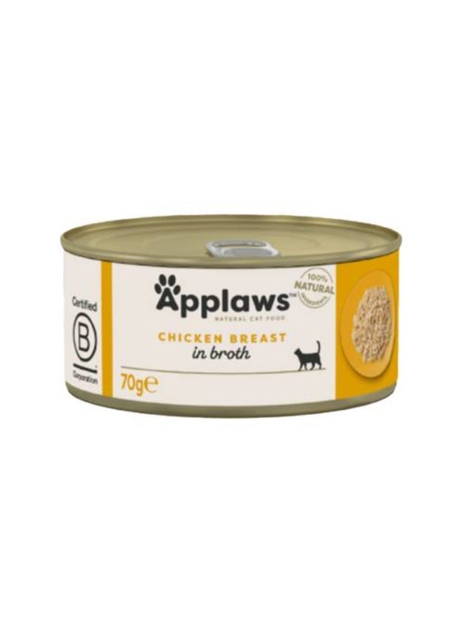 Applaws Cat Chicken Breast In Broth 70g - Image 2