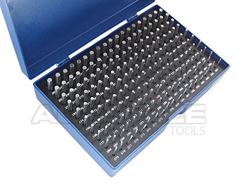 Accusize Industrial Tools 0.061'' to 0.250'' Minus Class Zz Pin Gauge Set, 2'' Overall Length, 190 Pcs/Set, M1(-) - Image 4