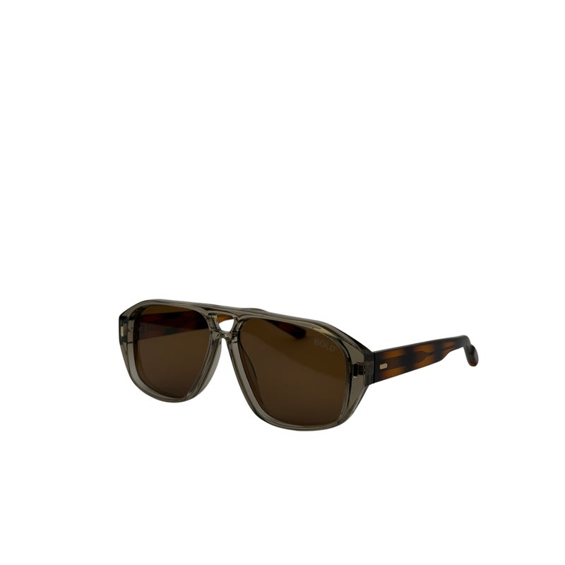 BOLD Velo aviator Sunglasses for unisex - brown(1 Year Guarantee) - Image 2