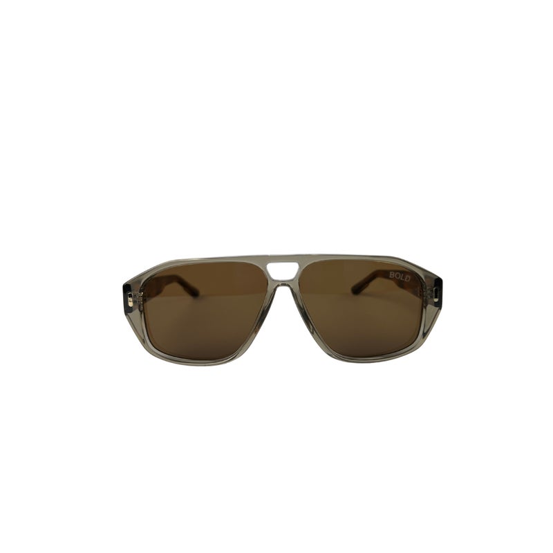 BOLD Velo aviator Sunglasses for unisex - brown(1 Year Guarantee) - Image 1