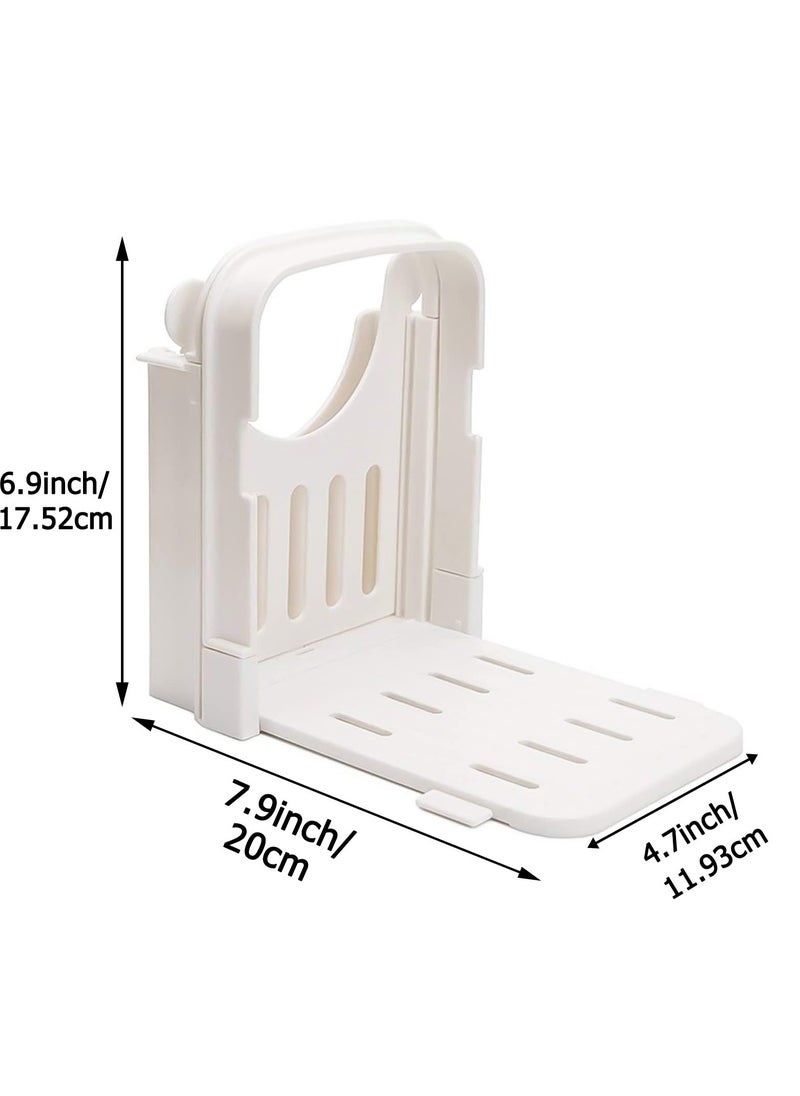 SYOSI - SYOSI, Bread Slicer, Toast Slicer for Homemade Bread, Foldable and Adjustable Manual Handhold Homemade Slicer for Cutting Bread with 4 Slice Thickness Quick and Safe - Image 1