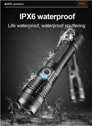 X71 High-Performance LED Flashlight - 5 Modes, Waterproof, USB Rechargeable (Batteries Not Included) - pzsku/ZED9DA34319C782E6A71FZ/45/1742785804/bfd8653c-8681-4d32-bf59-43081bb1fade