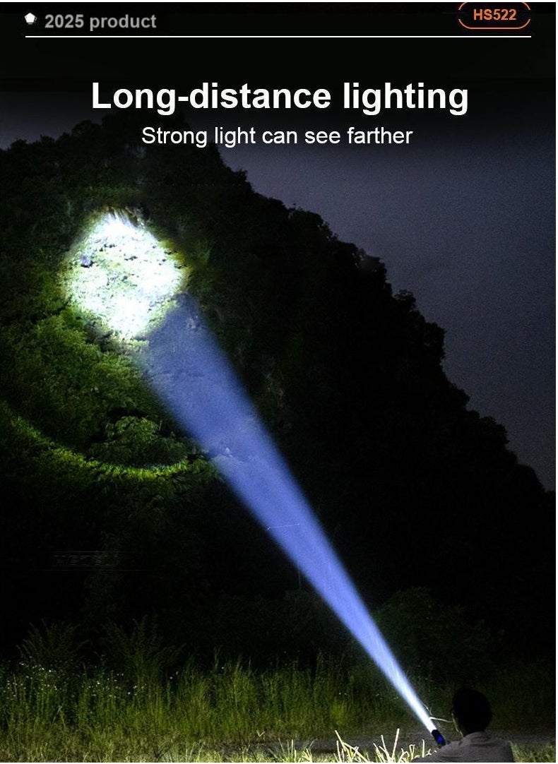 Generic X71 High-Performance LED Flashlight - 5 Modes, Waterproof, USB Rechargeable (Batteries Not Included)  - Image 4