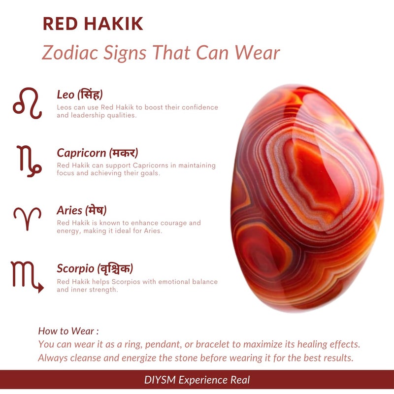 DIYSM Healing Crystals Islamic Prayer Beads 100 Beads 6MM Natural Gemstone Tasbih for Meditation Red Sulemani Hakik - Image 4