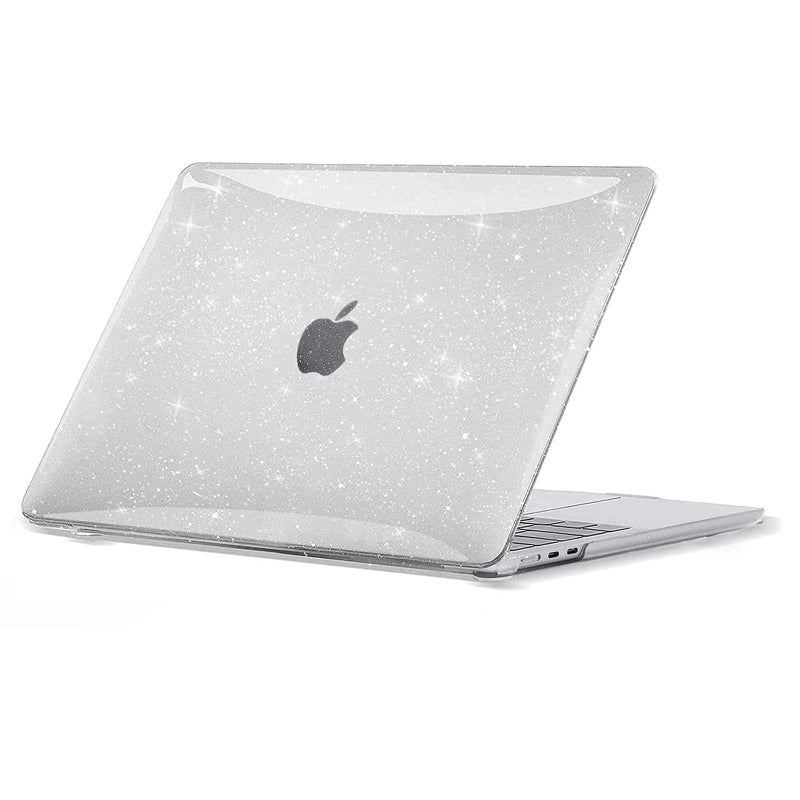 EooCoo Case Compatible with MacBook Air 13 inch M5 2026-2022 M4 M3 M2 A3449 A3240 A3113 A2681, Crystal Hard Shell Scratch Resistant Protective Cover Compatible for MacBook Air 13.6 inch Case, Sparkly - Image 1