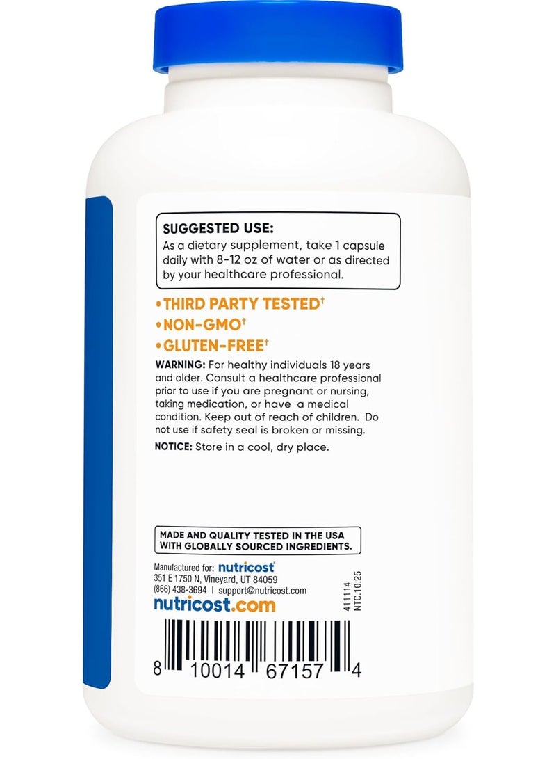 Nutricost Vitamin C with Rose Hips 1025mg, 120 Capsules 4 months supply - Image 3